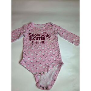 "Showbody Cuter than me!  girls 12 month oneise